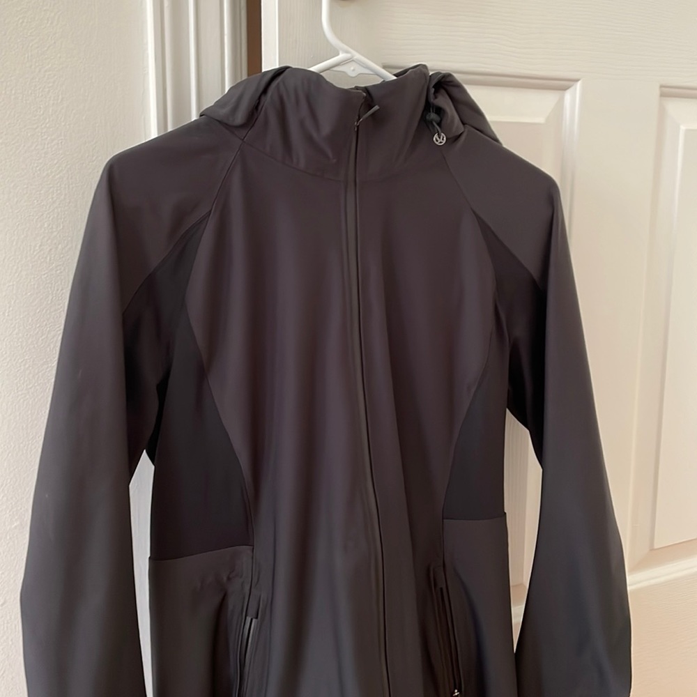Long LuLuLemon jacket, hooded, size 8
